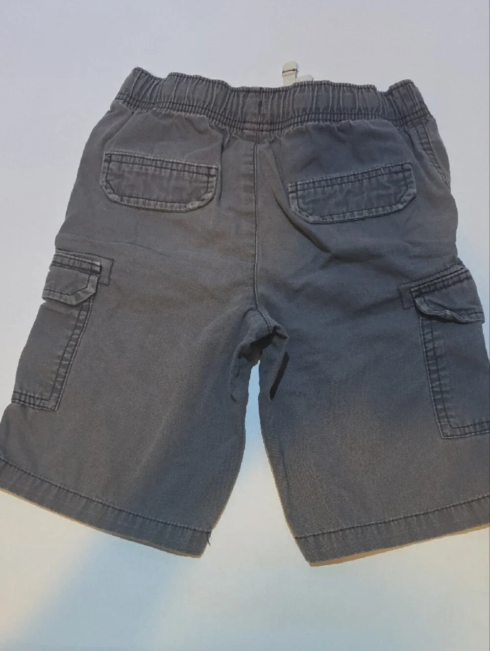 Carter's Gray Cargo Shorts with Drawstring